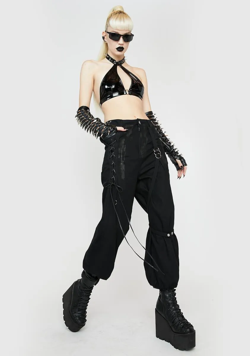 Sand Washed Faded Lantern Trousers sold by Dolls Kill product image thumbnail 2