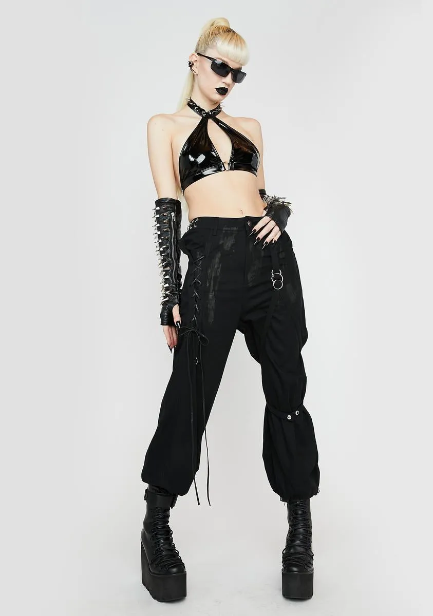 Sand Washed Faded Lantern Trousers sold by Dolls Kill product image thumbnail 3