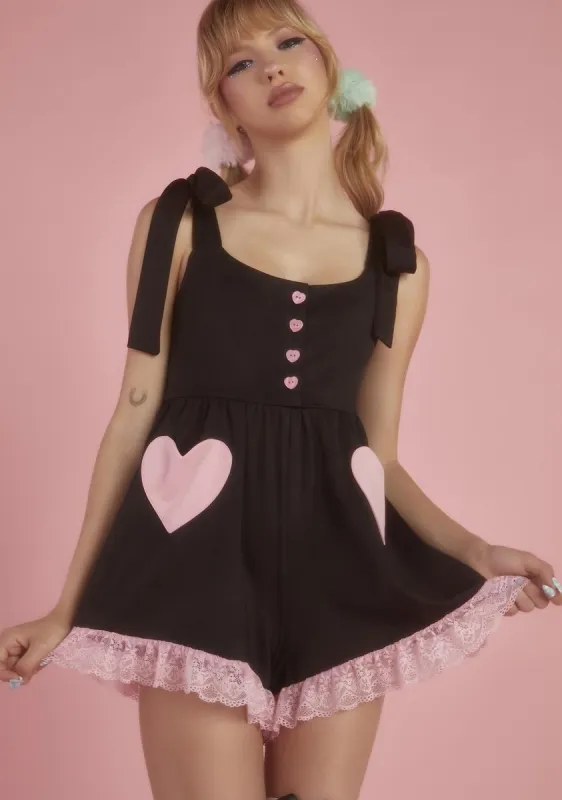 Walking On A Tightrope Romper sold by Dolls Kill