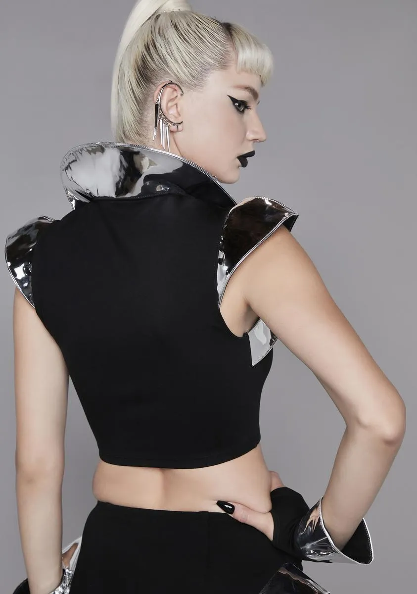 Conquer The Wasteland Top & Gloves Set sold by Dolls Kill product image thumbnail 4