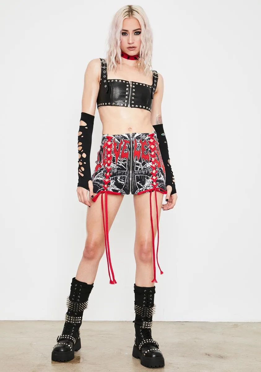 Loveless Exile Mini Skirt sold by Dolls Kill product image thumbnail 3