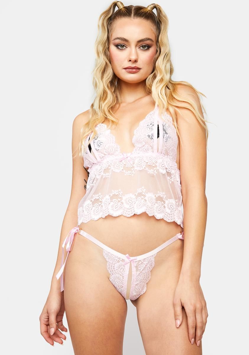 Baby Talk In Riddles Lingerie Set sold by Dolls Kill product image thumbnail 2