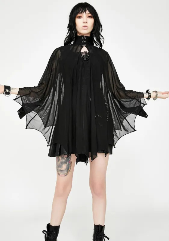 Cybele Bat Wing Dress sold by Dolls Kill