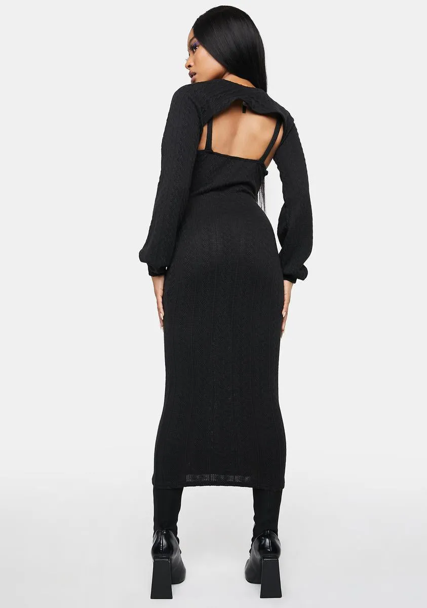 Night Time To Pretend Midi Dress Set sold by Dolls Kill product image thumbnail 4