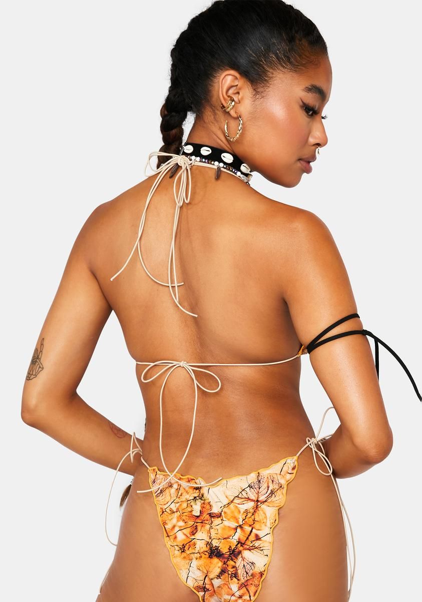 Willow Frill Bikini Bottoms sold by Dolls Kill product image thumbnail 4