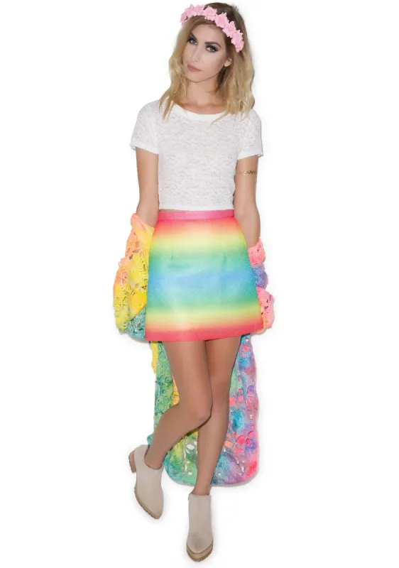 Reading Rainbows Skirt sold by Dolls Kill