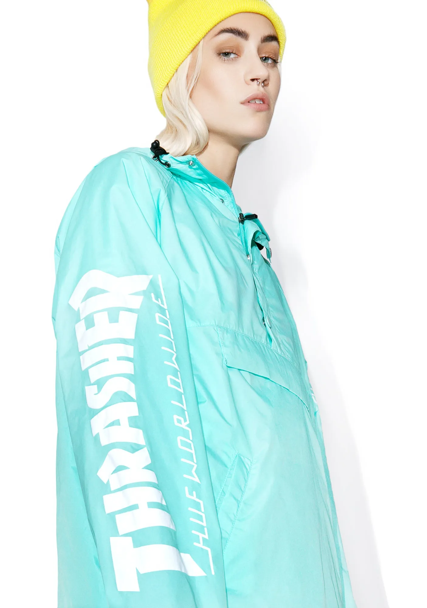 X Thrasher TDS Packable Anorak sold by Dolls Kill product image thumbnail 3
