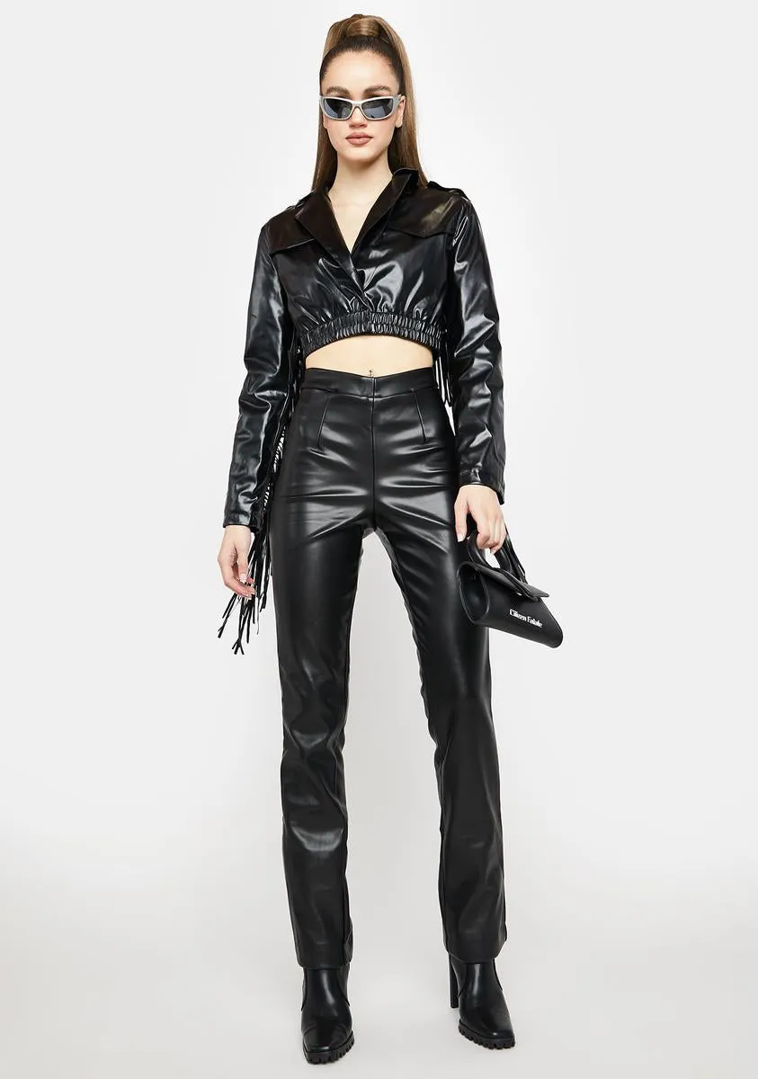 Victim Of Cool Fringe Moto Jacket sold by Dolls Kill product image thumbnail 3