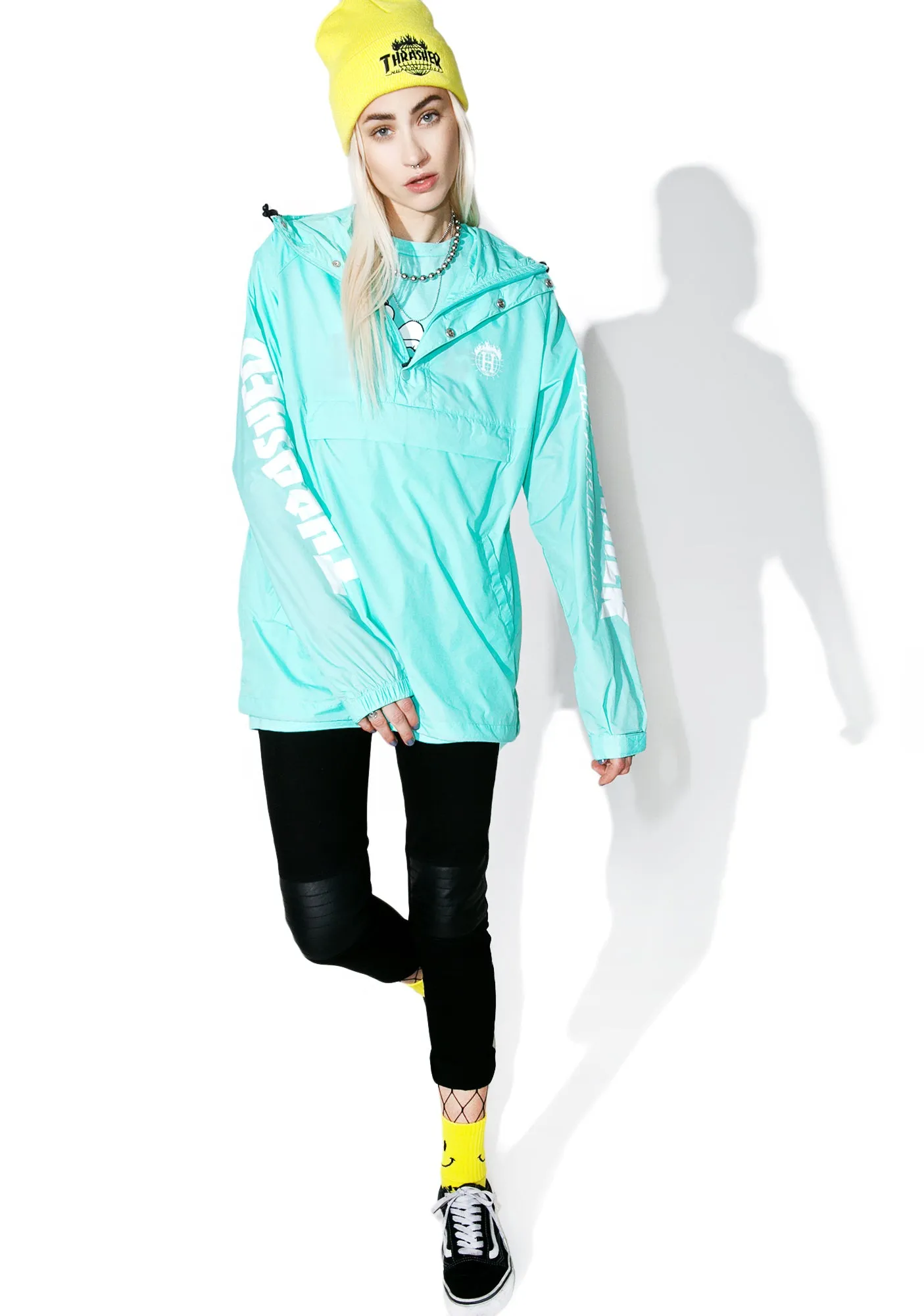 X Thrasher TDS Packable Anorak sold by Dolls Kill product image thumbnail 5