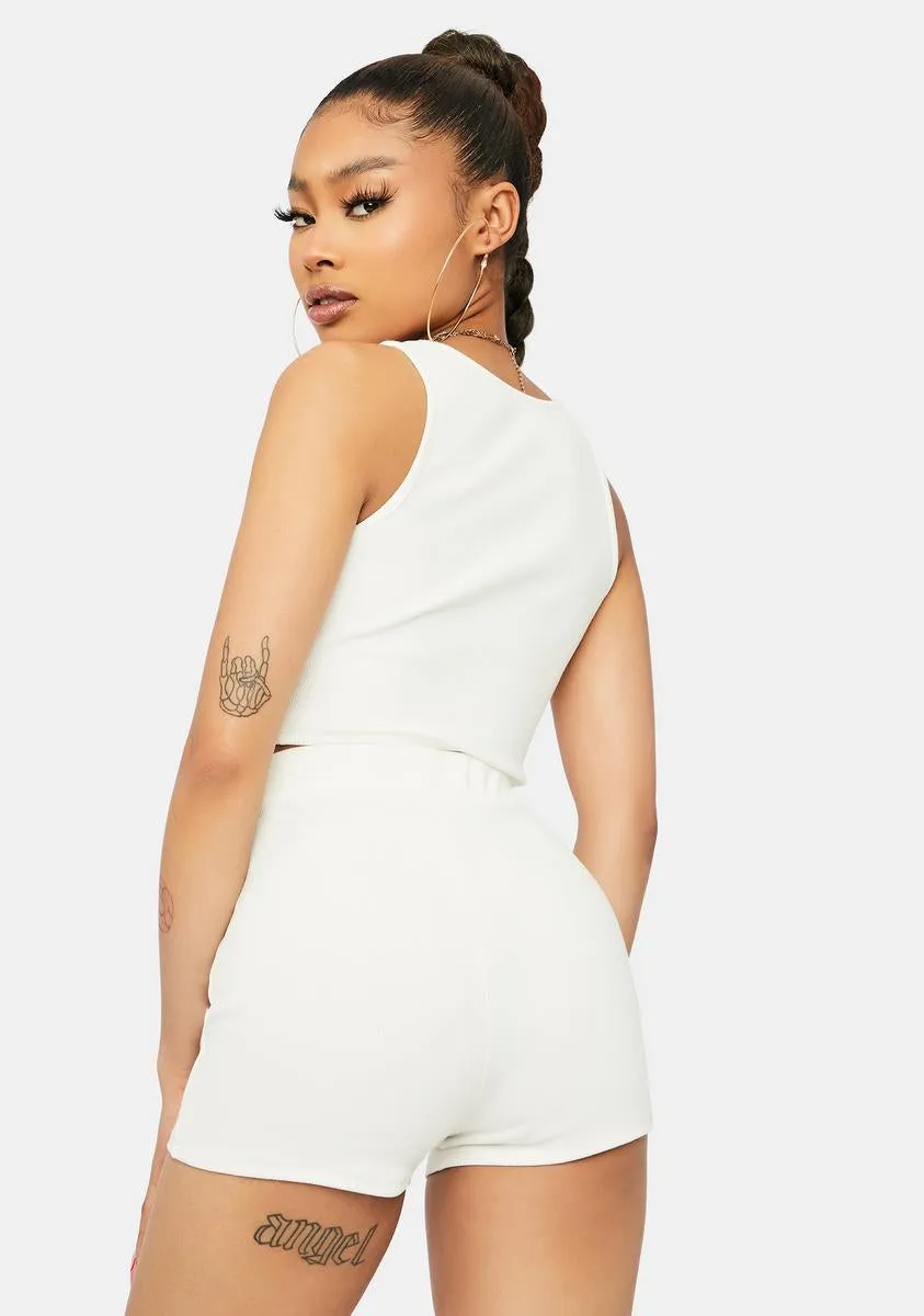 Bomb Baddie Crop Tank And Shorts Set sold by Dolls Kill product image thumbnail 4