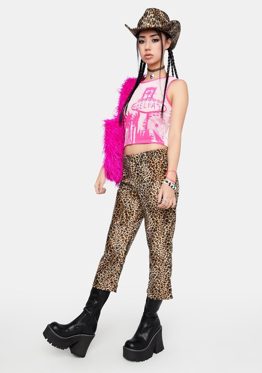 Jungle Palace Capri Pants sold by Dolls Kill product image thumbnail 2