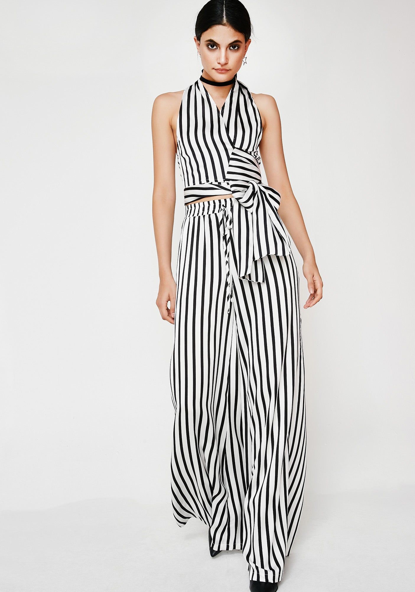 Won't Stop Stripe Halter Top sold by Dolls Kill product image thumbnail 5