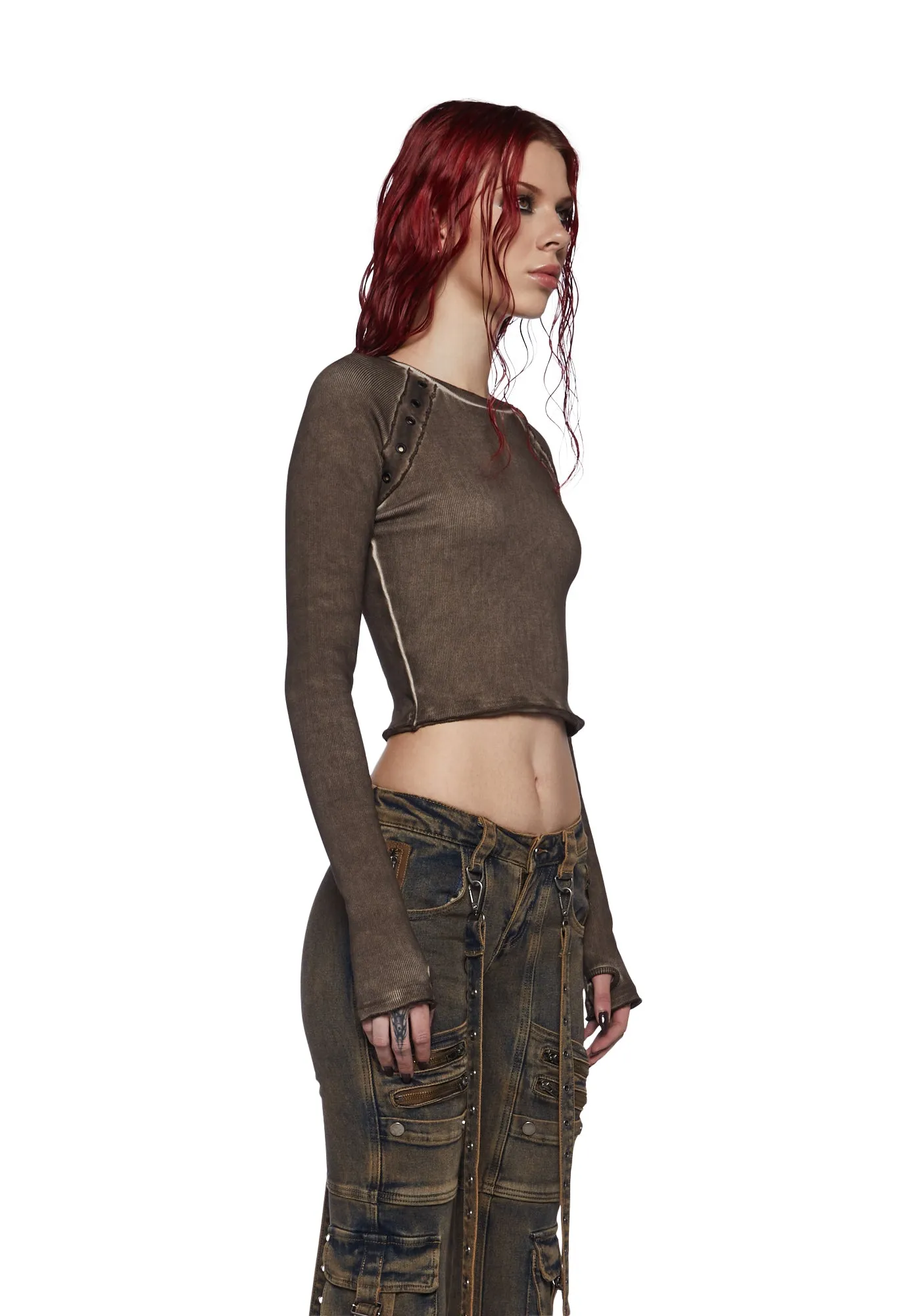 Frequency Raglan Top sold by Dolls Kill product image thumbnail 4