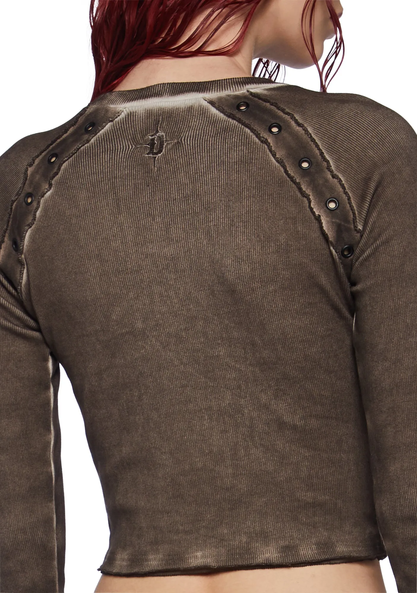 Frequency Raglan Top sold by Dolls Kill product image thumbnail 3