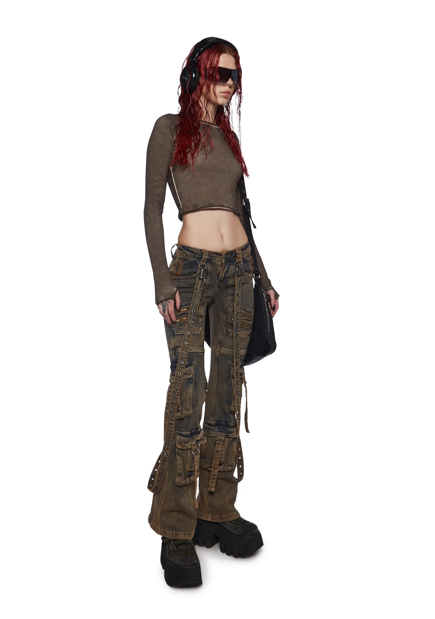 Frequency Raglan Top sold by Dolls Kill product image thumbnail 2