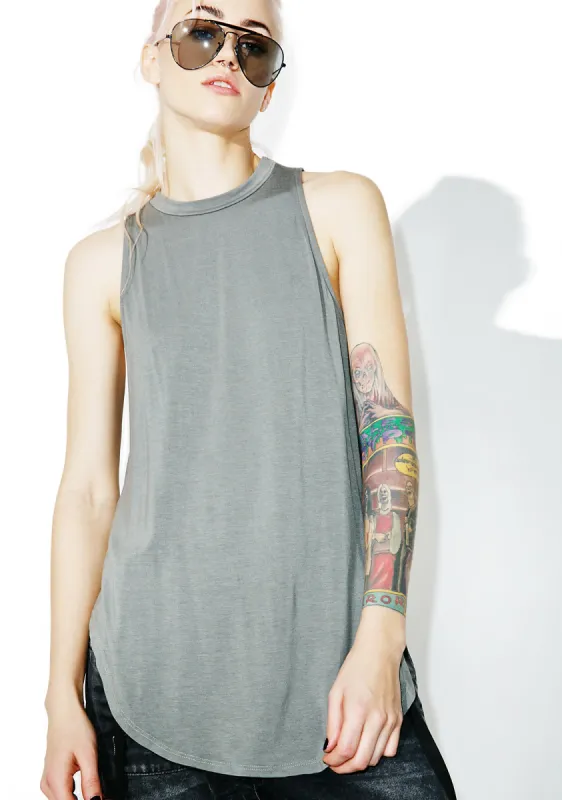 Solid Muscle Tank sold by Dolls Kill