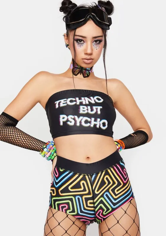 Techno Booty Shorts Set sold by Dolls Kill