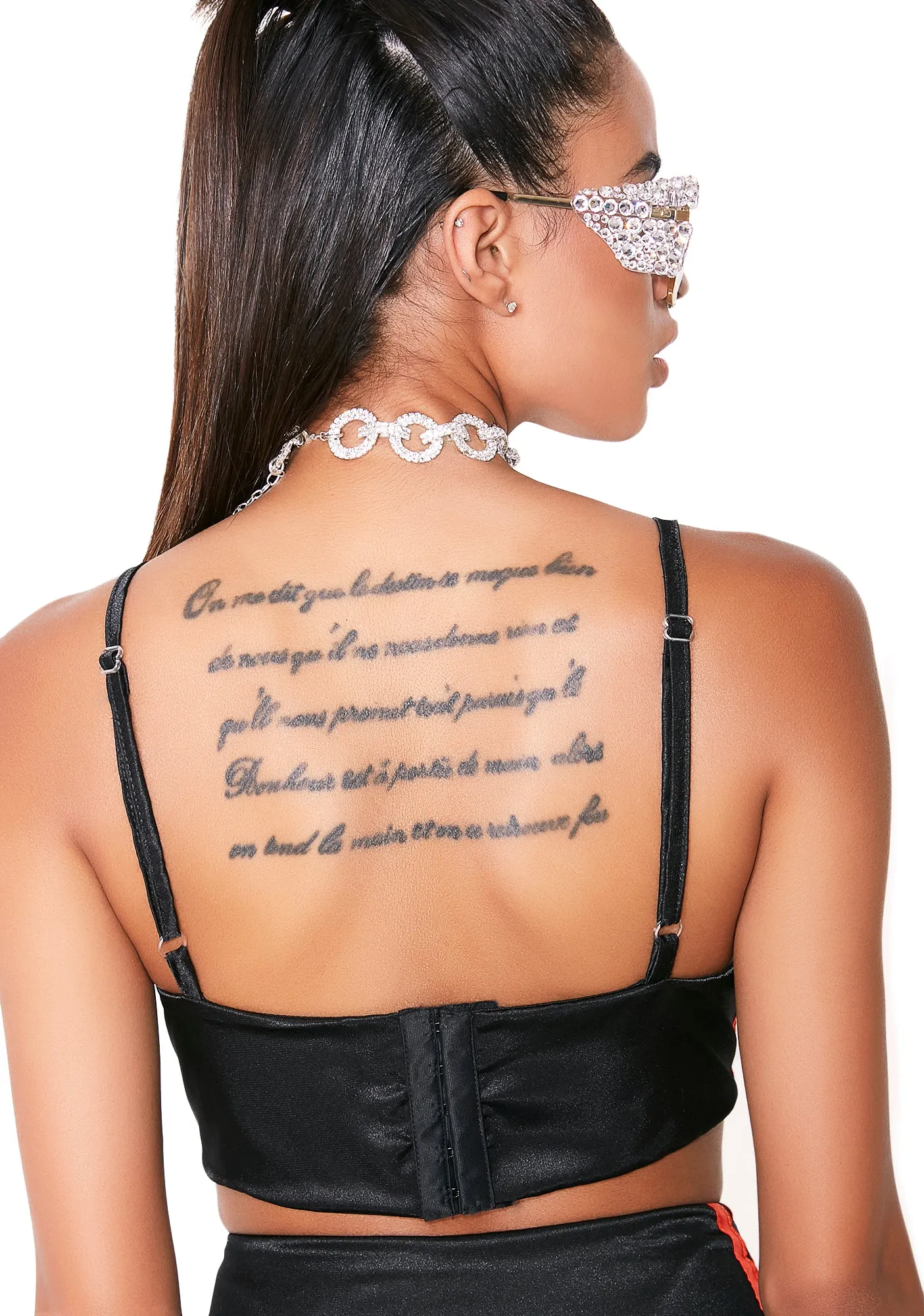 Midnight Silk Kitten Bralette sold by Dolls Kill product image thumbnail 4