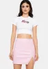 Darling Now Trending Vegan Leather Skirt sold by Dolls Kill