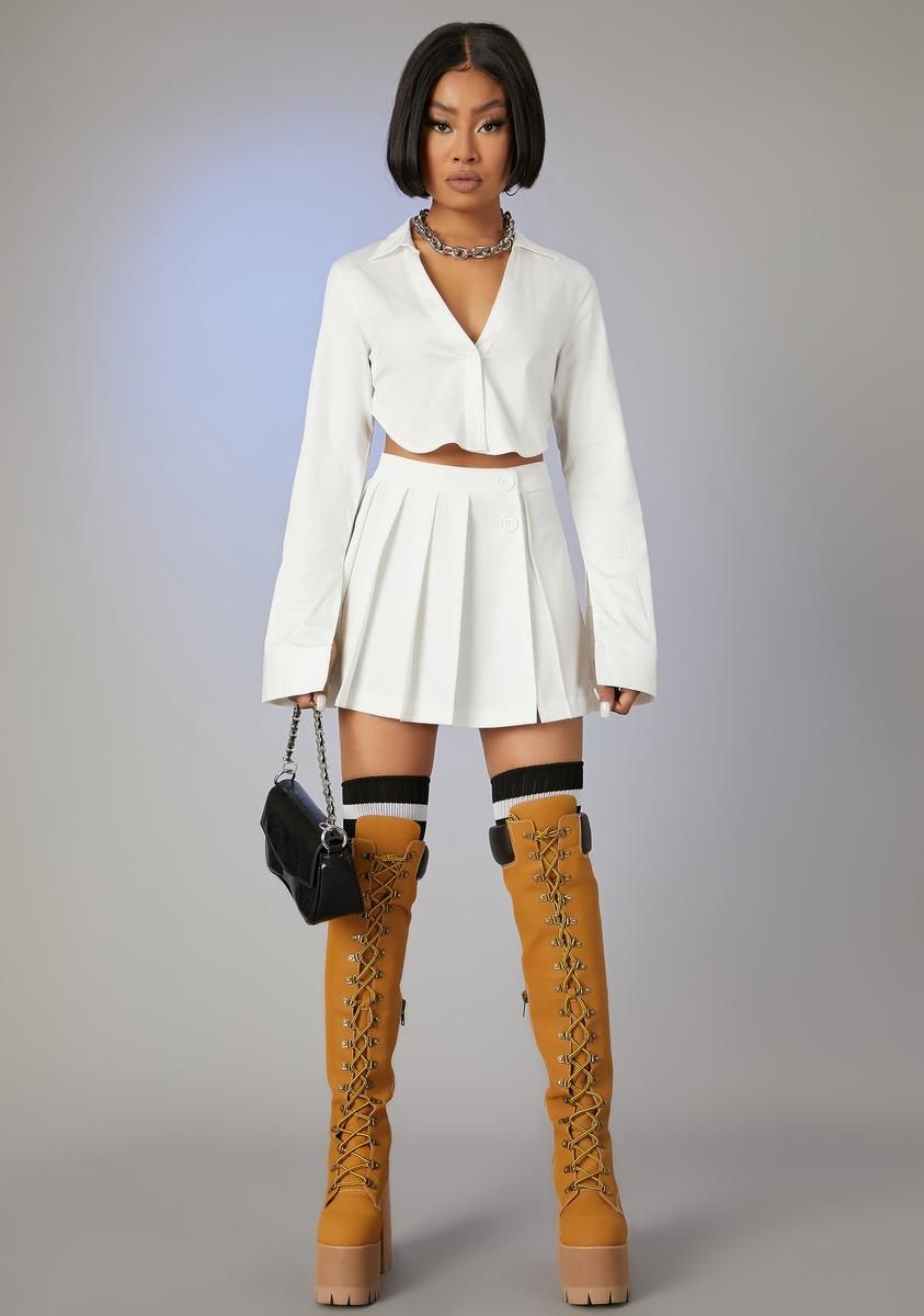 Worldwide Known Long Sleeve Shirt sold by Dolls Kill product image thumbnail 3