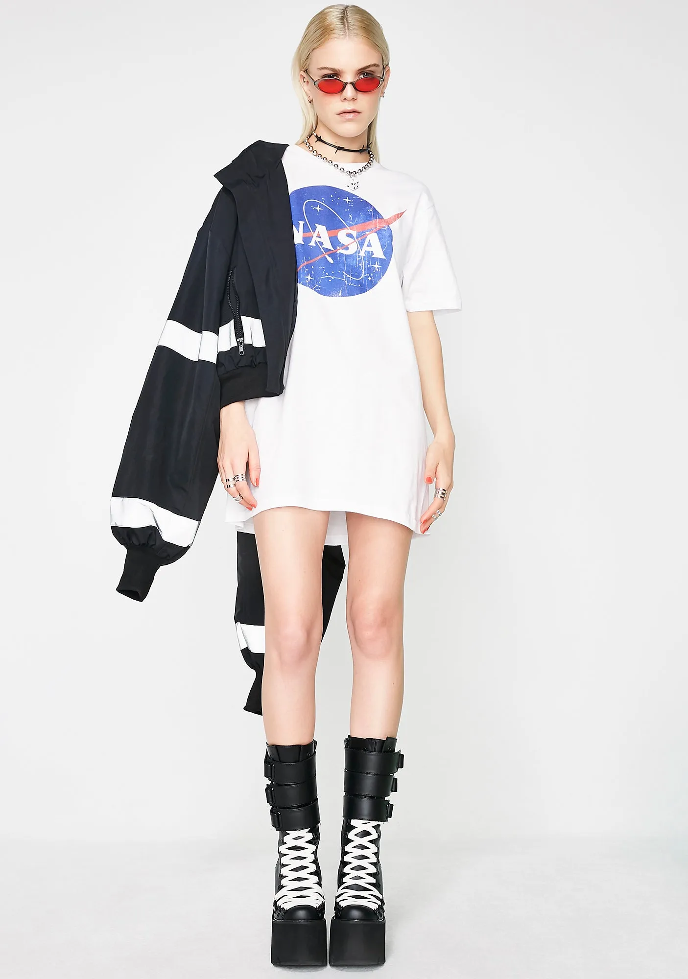 Waste of Space Graphic Tee sold by Dolls Kill product image thumbnail 5