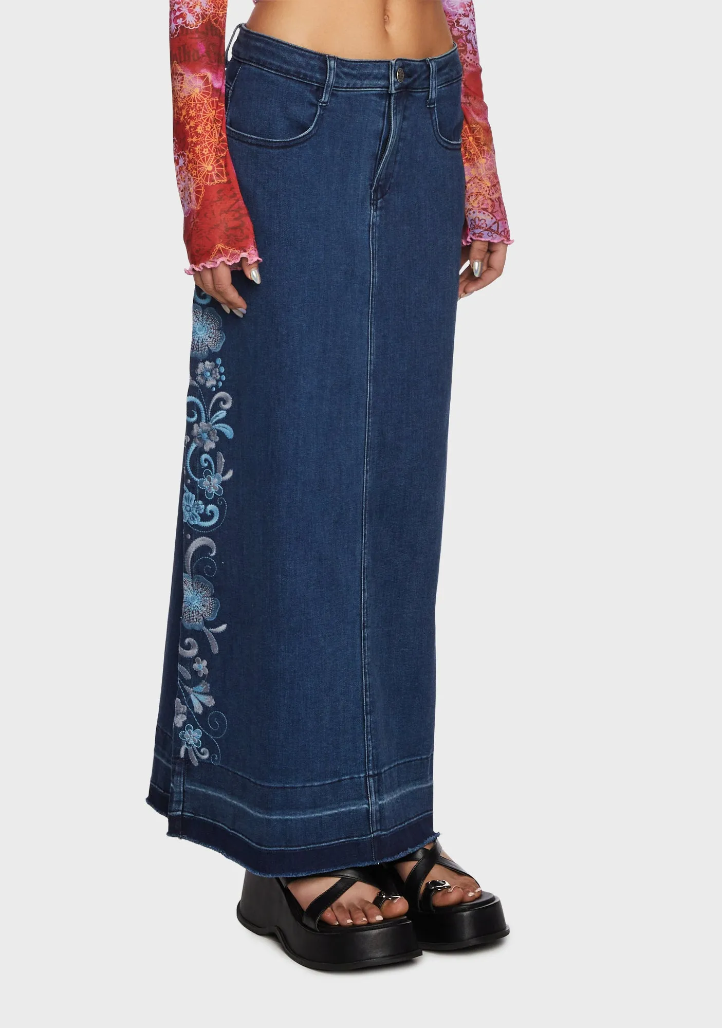 Little Island Maxi Skirt sold by Dolls Kill product image thumbnail 3