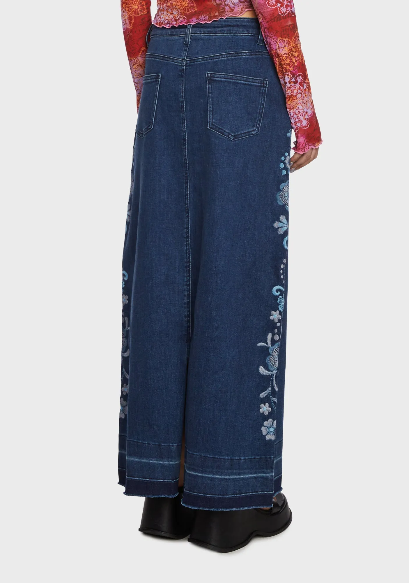 Little Island Maxi Skirt sold by Dolls Kill product image thumbnail 4