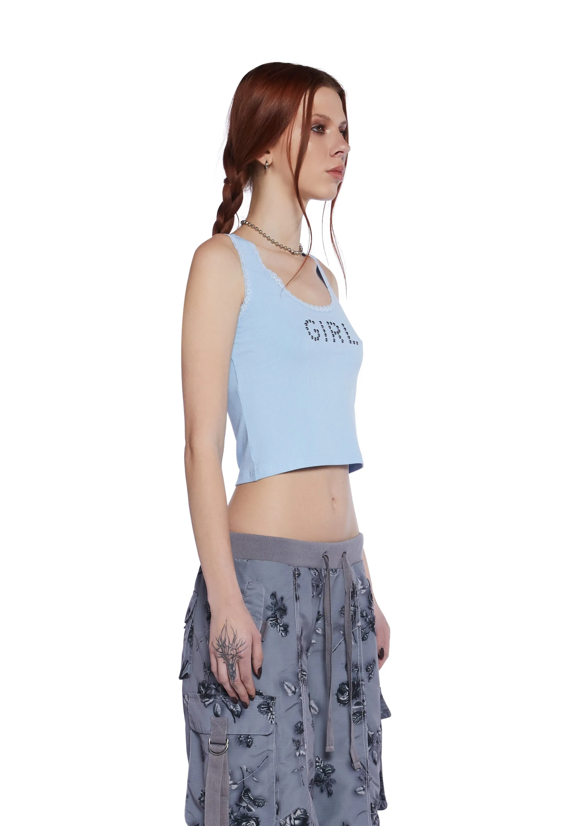 Just A Girl Tank Top sold by Dolls Kill product image thumbnail 3