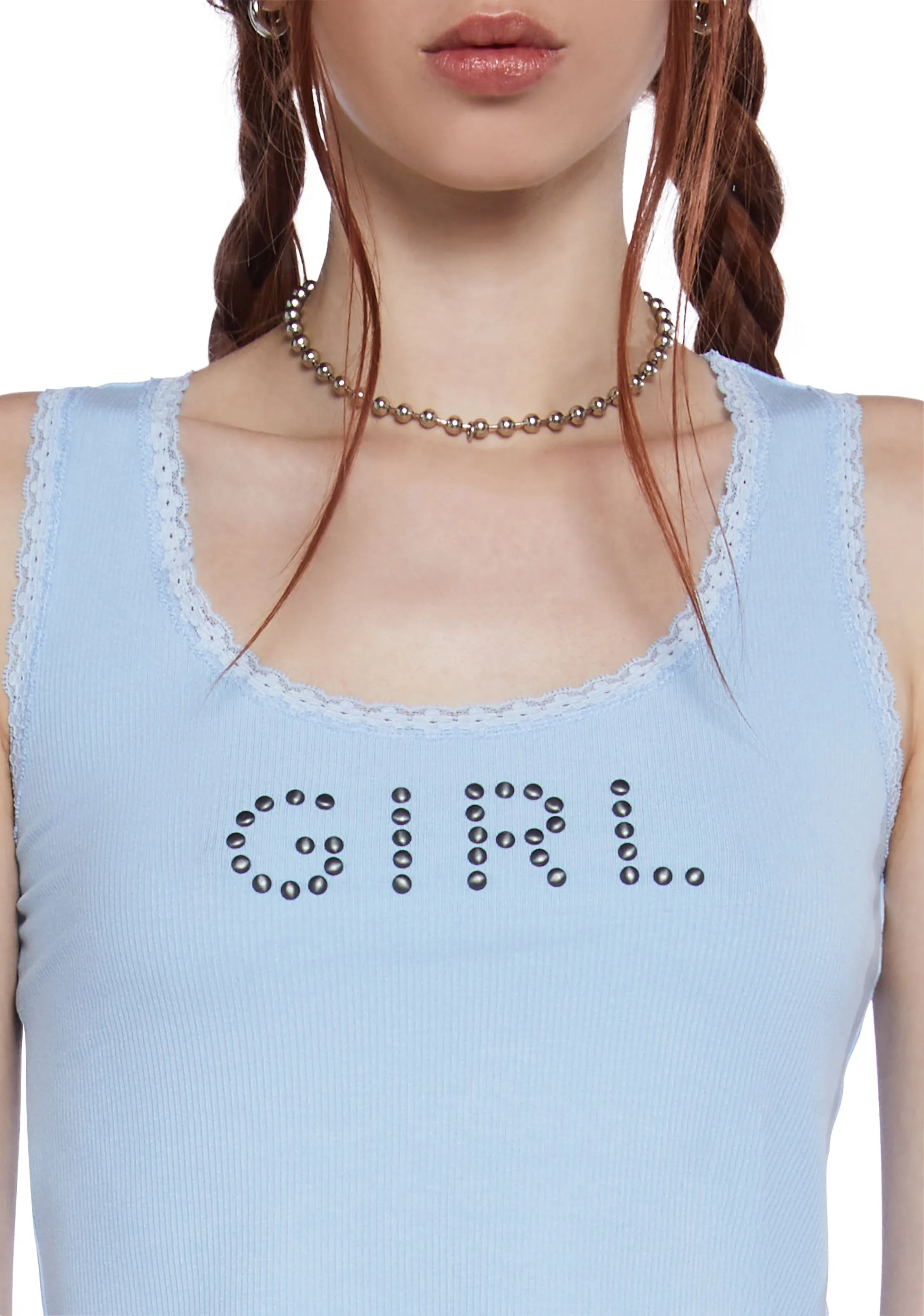 Just A Girl Tank Top sold by Dolls Kill product image thumbnail 5