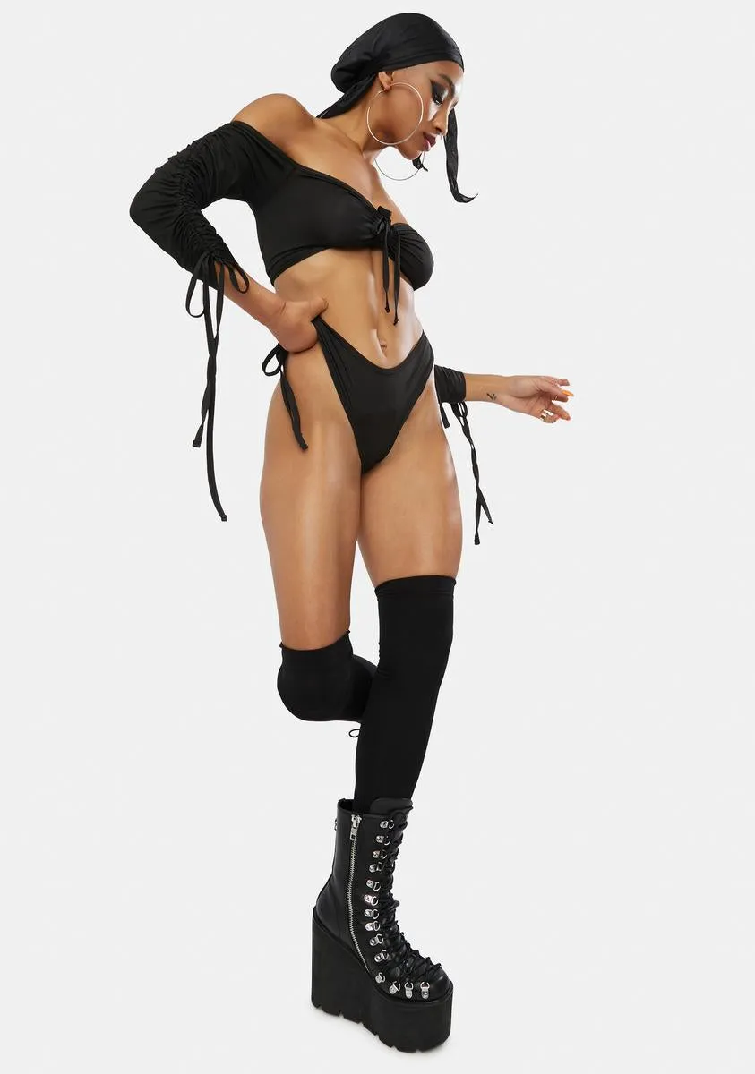 Risque Rebel Lingerie Set sold by Dolls Kill product image thumbnail 3