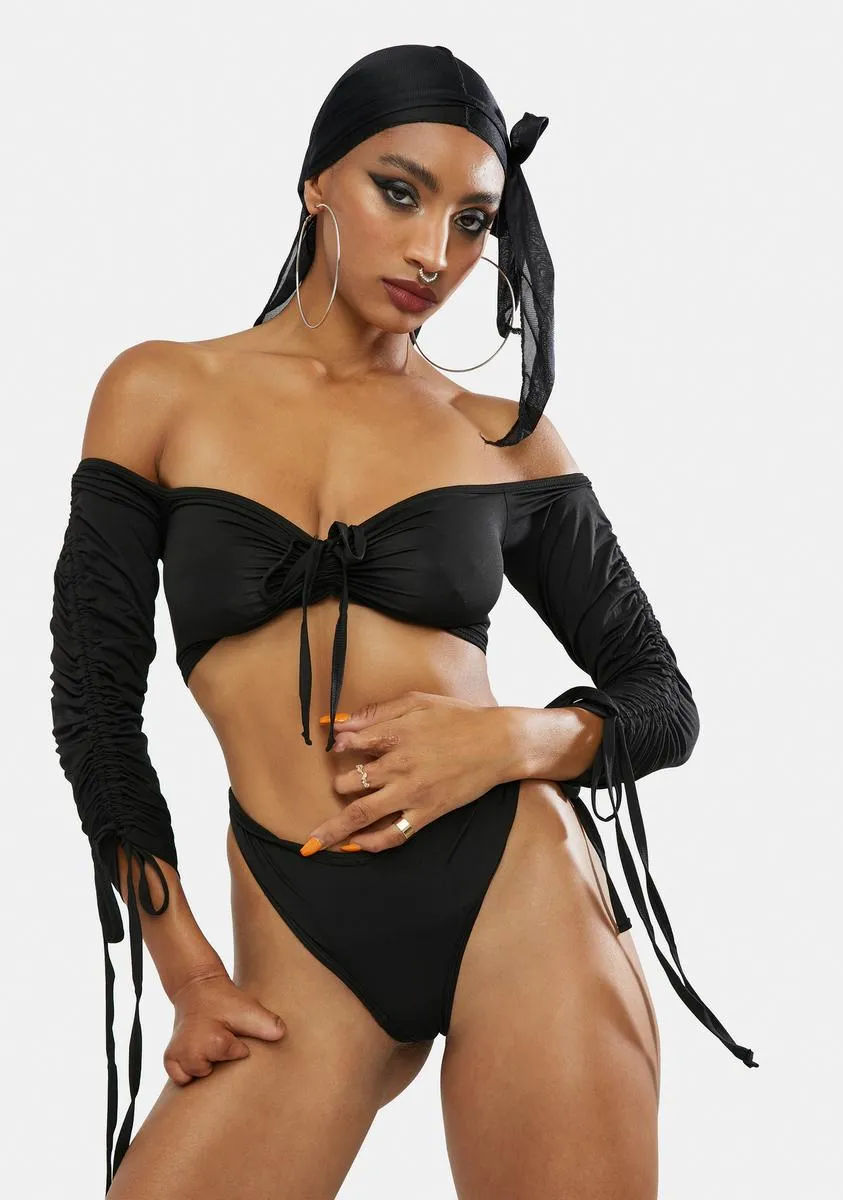 Risque Rebel Lingerie Set sold by Dolls Kill