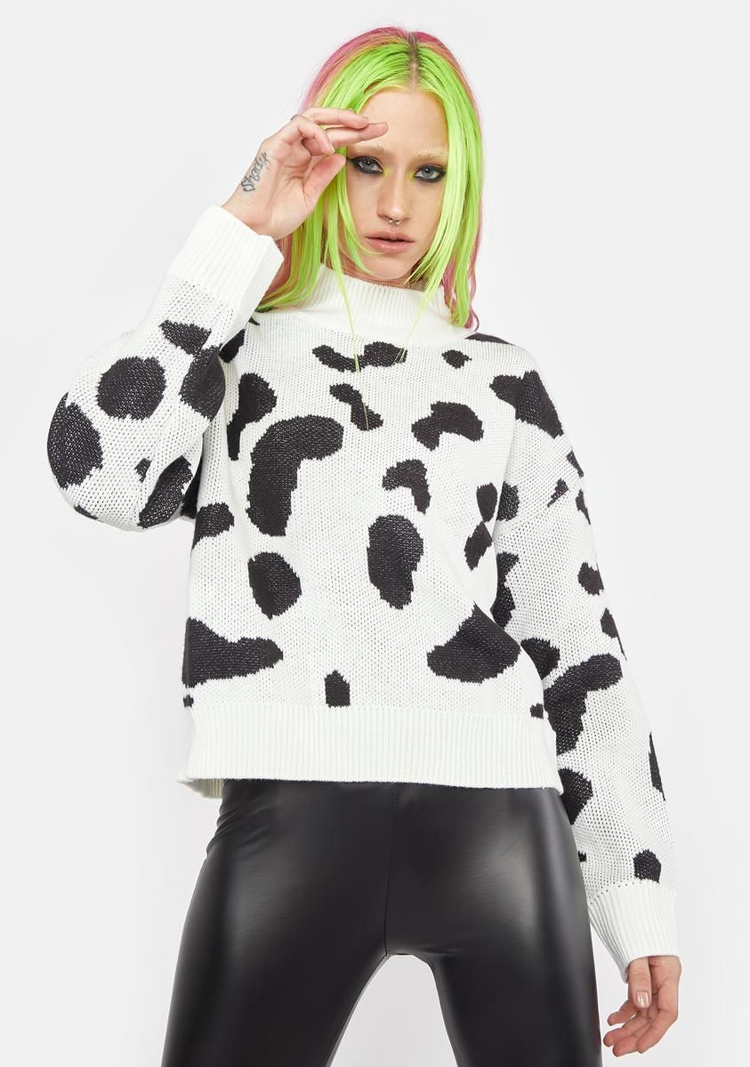 Move Over Knit Sweater sold by Dolls Kill