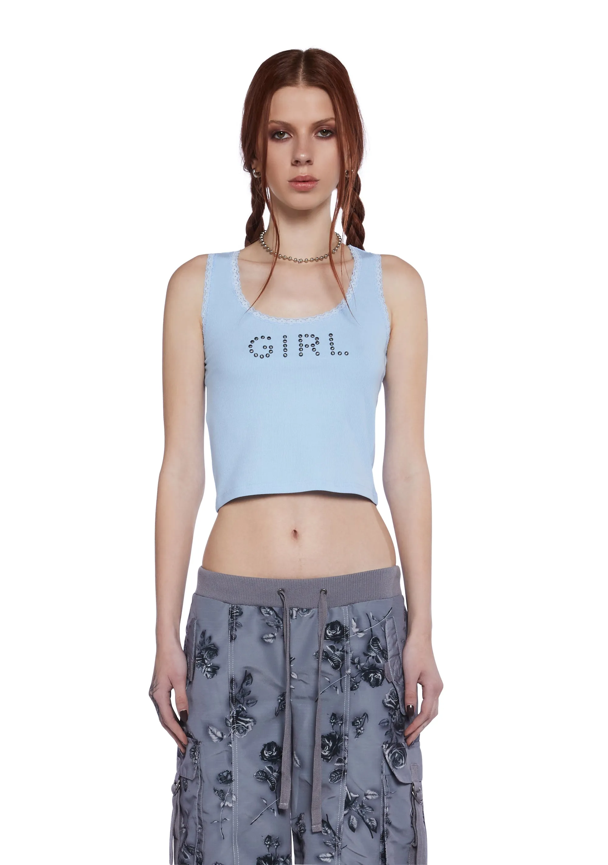 Just A Girl Tank Top sold by Dolls Kill