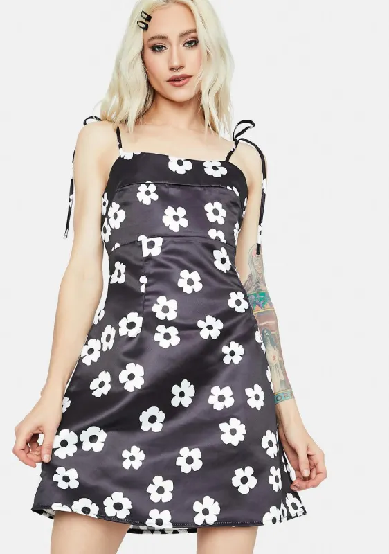 Night Daisies In The Sky Mini Dress sold by Dolls Kill