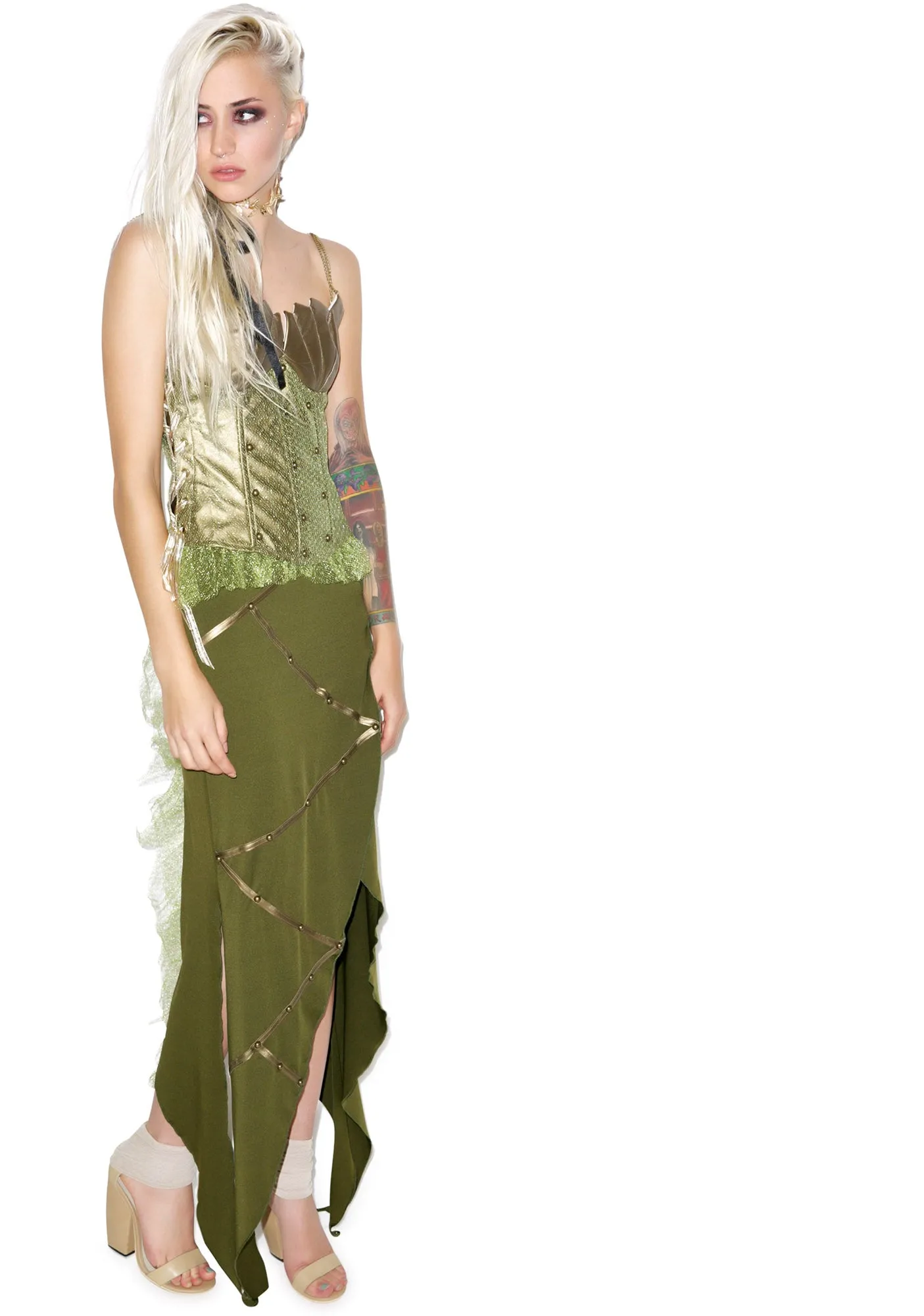 Song Of The Swamp Siren Costume sold by Dolls Kill product image thumbnail 4