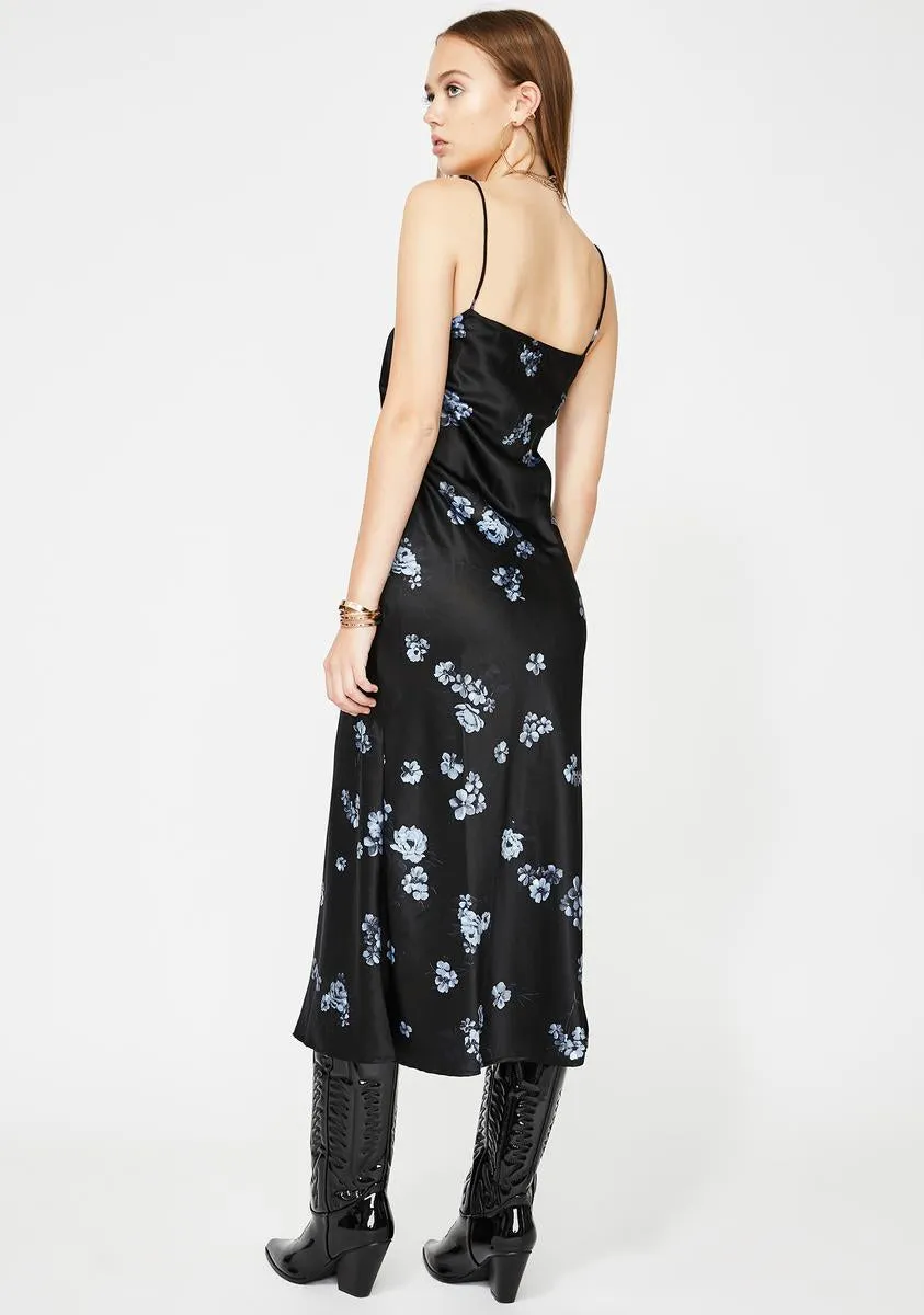 Floral Black Quinty Maxi Dress sold by Dolls Kill product image thumbnail 4