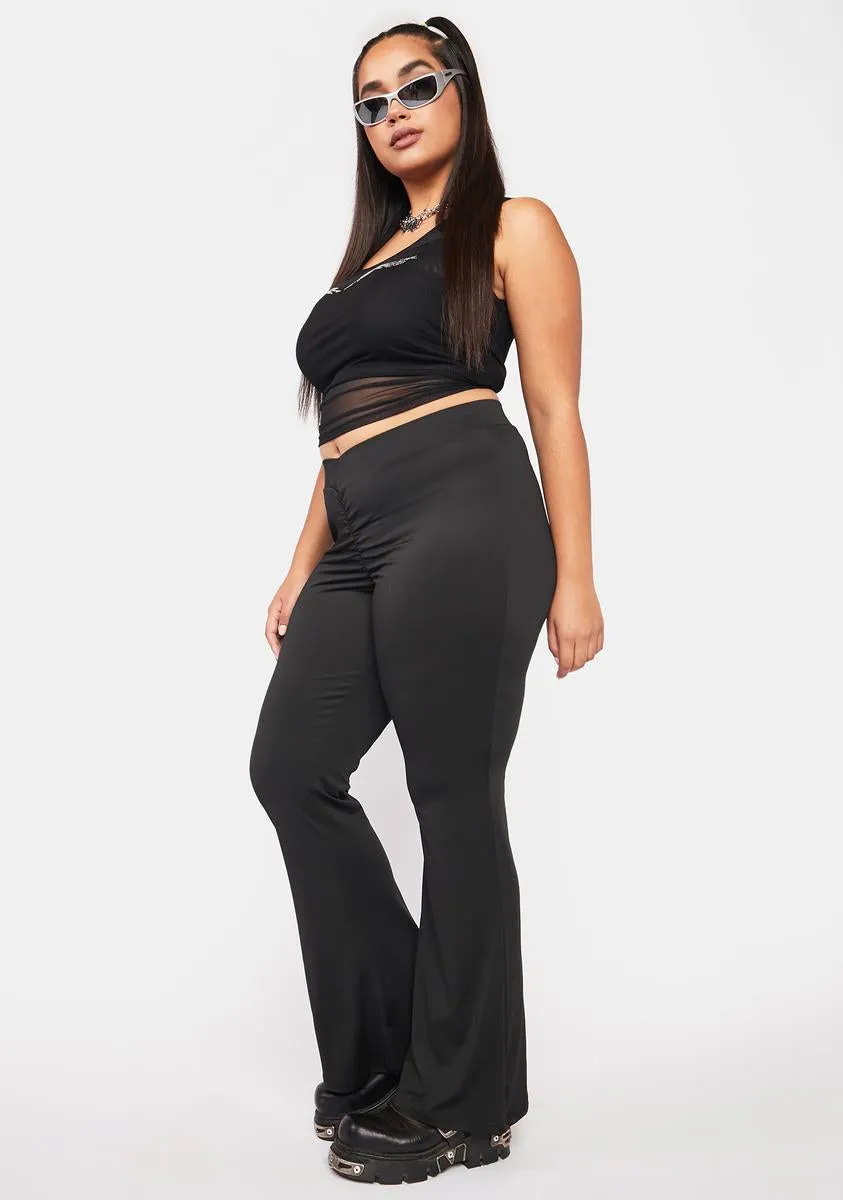 Plus Time Is Right Flare Pants sold by Dolls Kill product image thumbnail 3