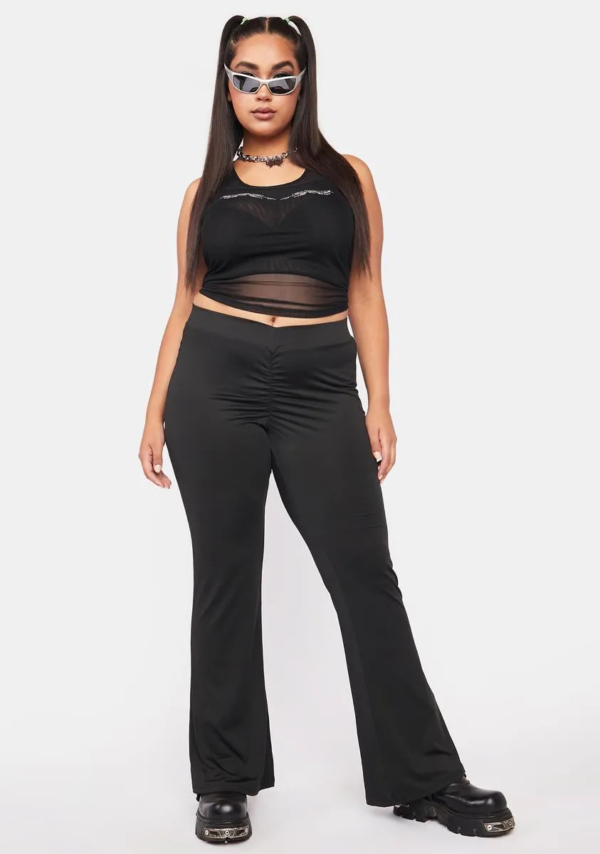 Plus Time Is Right Flare Pants sold by Dolls Kill product image thumbnail 4