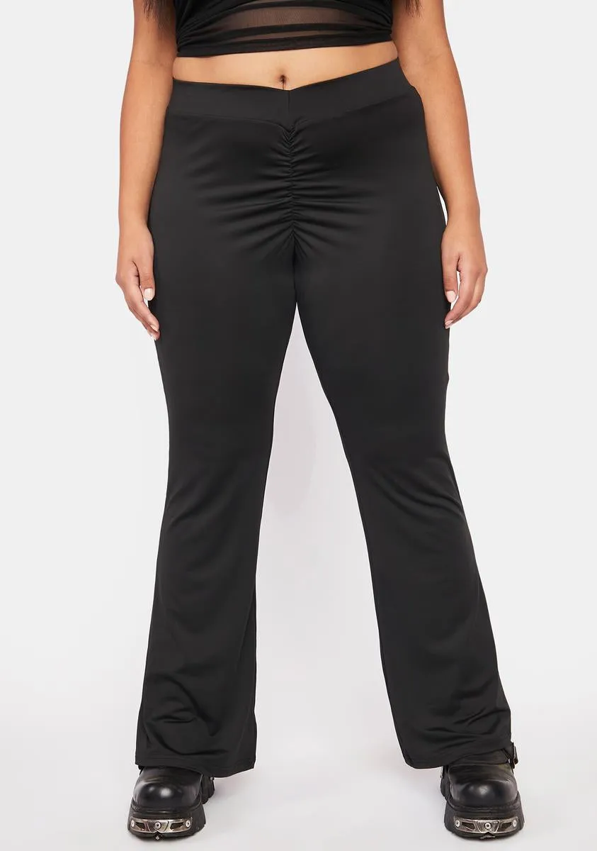 Plus Time Is Right Flare Pants sold by Dolls Kill