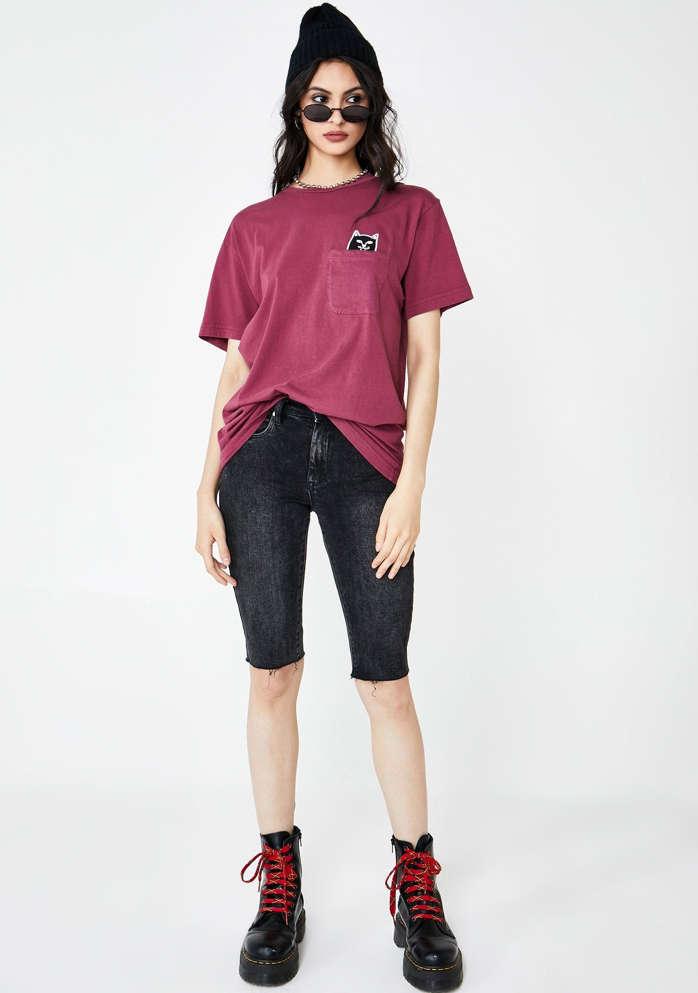 Wine Lord Nermal Pocket Tee sold by Dolls Kill product image thumbnail 3