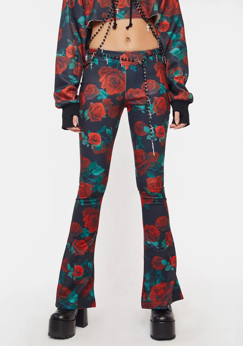 Lover's Revenge Flare Pants sold by Dolls Kill