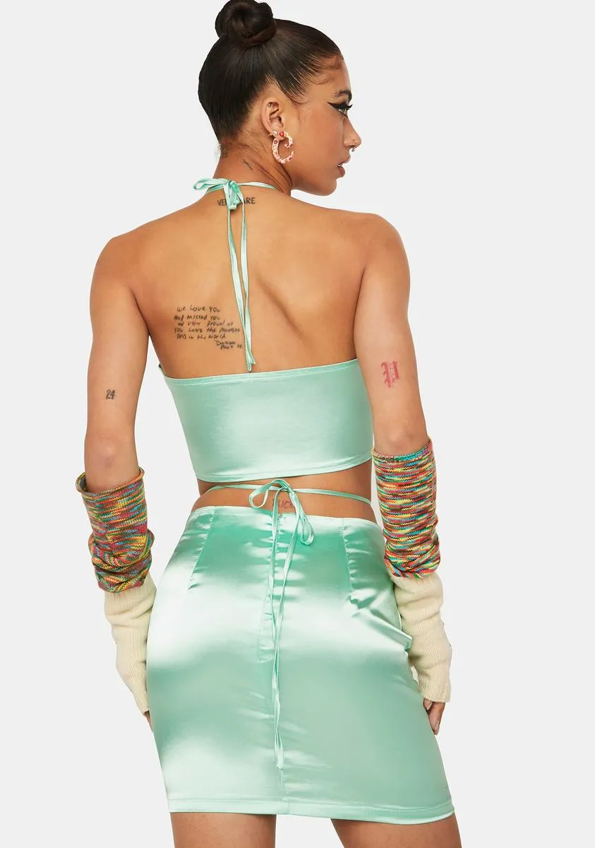 Captive Heart Halter Mini Dress sold by Dolls Kill product image thumbnail 4