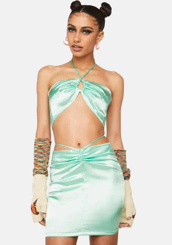 Captive Heart Halter Mini Dress sold by Dolls Kill