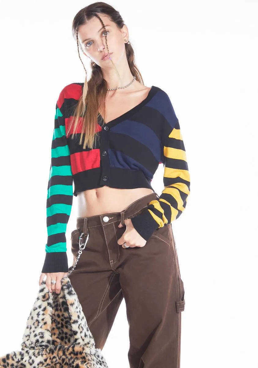 Hey Home Skillet Striped Cardigan sold by Dolls Kill product image thumbnail 2