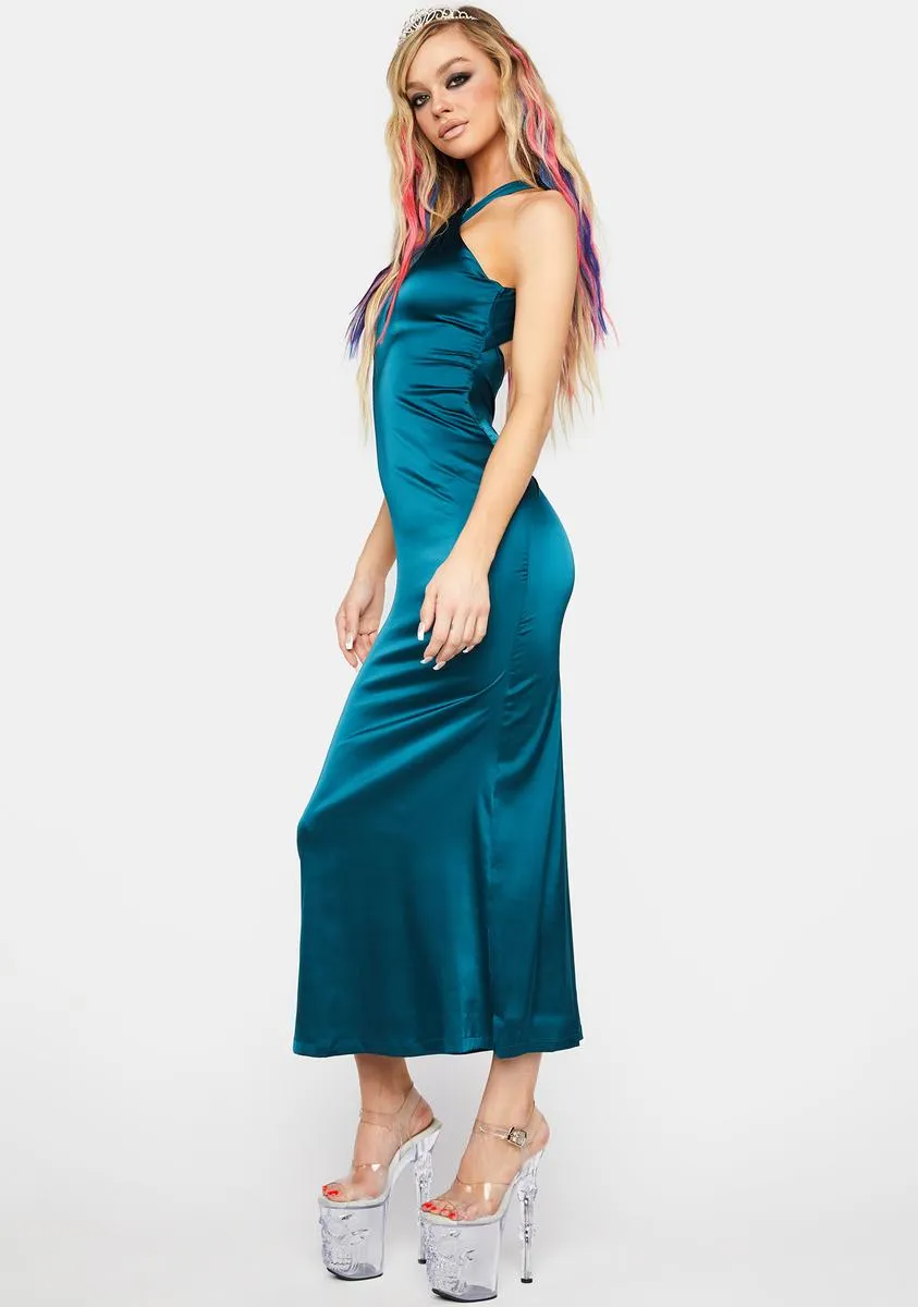 Teal Music In Me Maxi Dress sold by Dolls Kill product image thumbnail 2