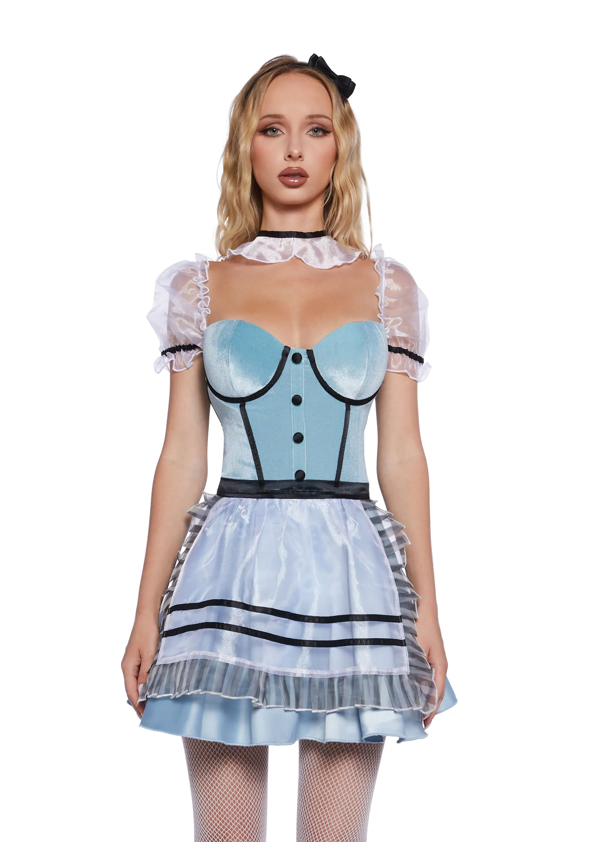 Looking Glass Girl Costume Set sold by Dolls Kill