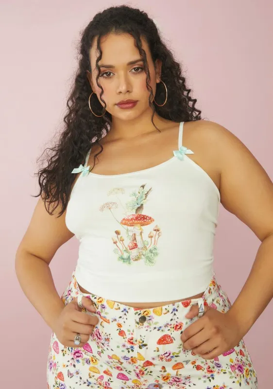 Plus Dish The Dirt Mushroom Graphic Tank sold by Dolls Kill