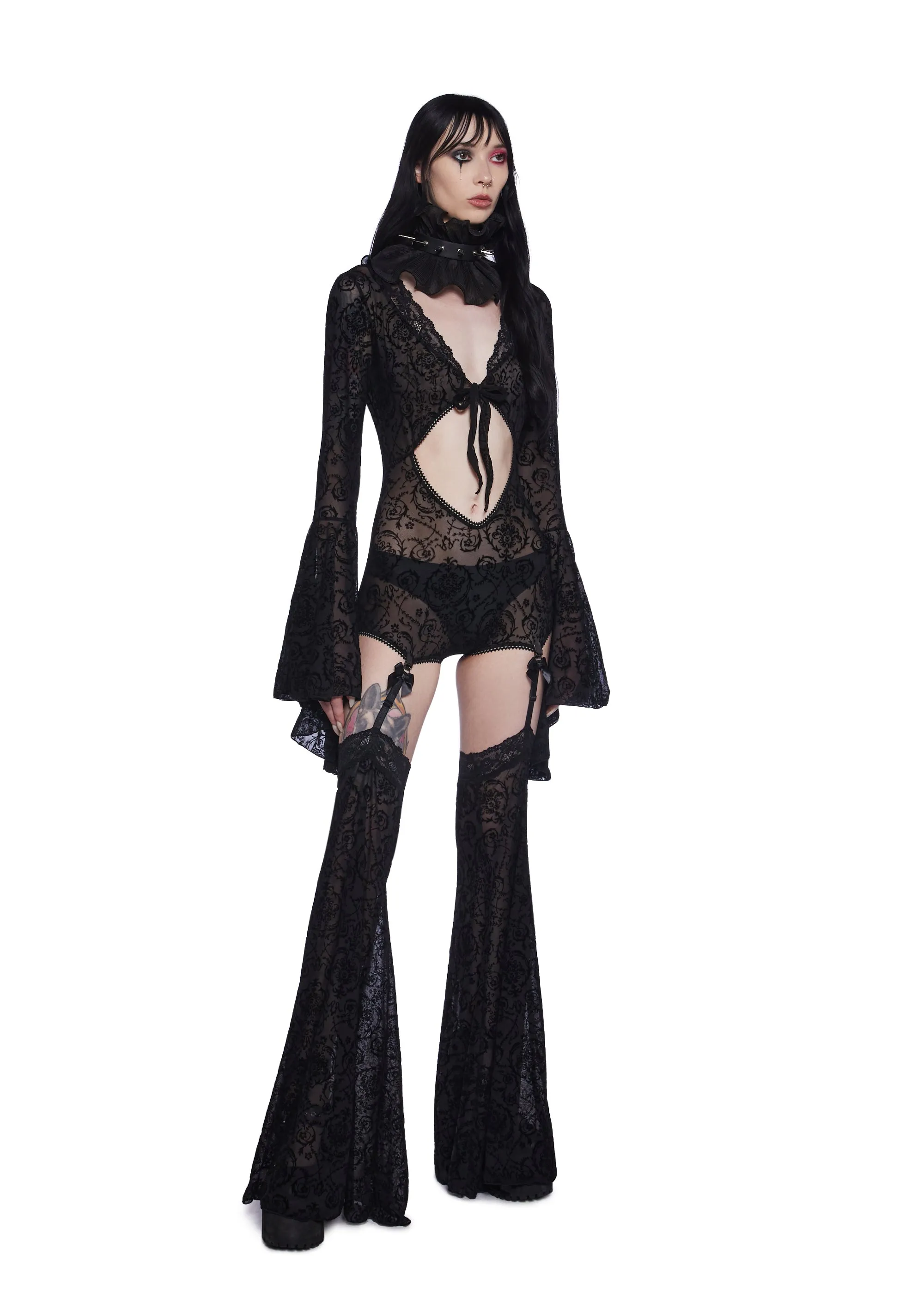 Mesmerizing Spectacle Mesh Bodysuit sold by Dolls Kill product image thumbnail 5