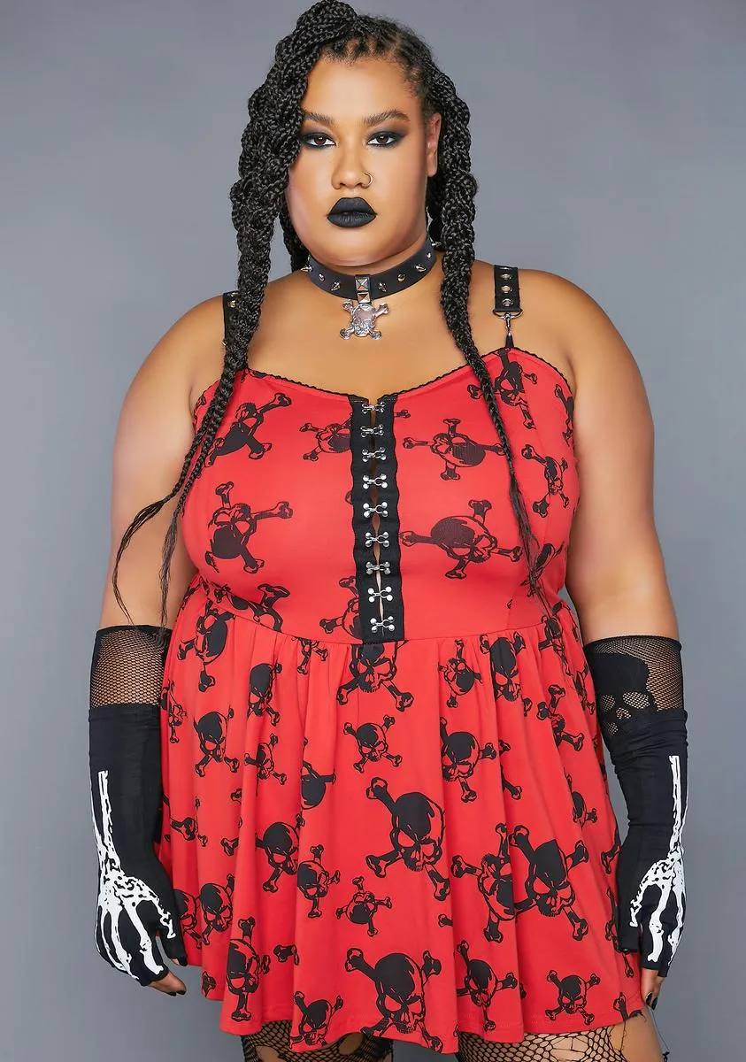 Plus Plain Disguise Mini Dress sold by Dolls Kill