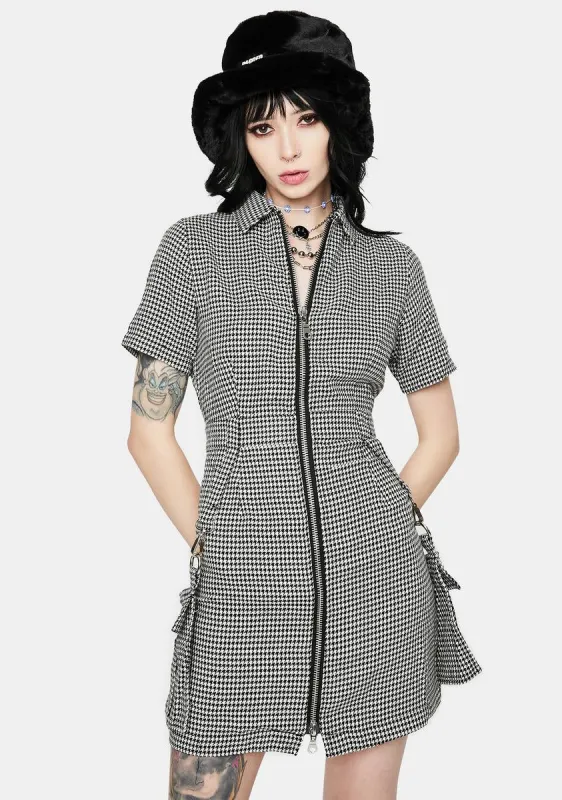 Formation Houndstooth Dress sold by Dolls Kill